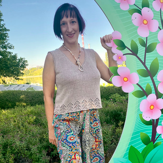 Beginner Lace Camisole Knitting Pattern