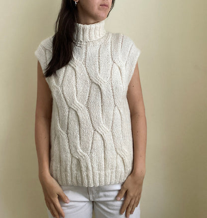 Chunky Cable Sweater Knitting Pattern