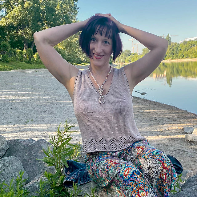 Beginner Lace Camisole Knitting Pattern