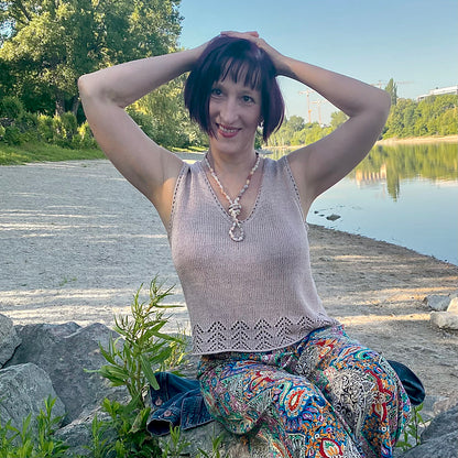 Beginner Lace Camisole Knitting Pattern