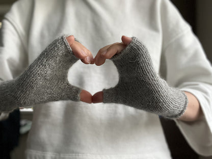 Fingerless Mitts Knitting Pattern