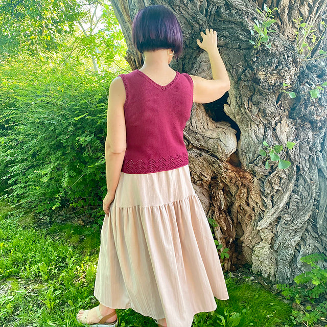 Beginner Lace Camisole Knitting Pattern