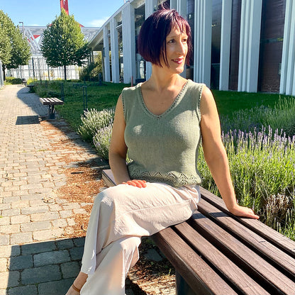 Beginner Lace Camisole Knitting Pattern