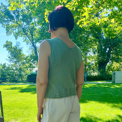 Beginner Lace Camisole Knitting Pattern