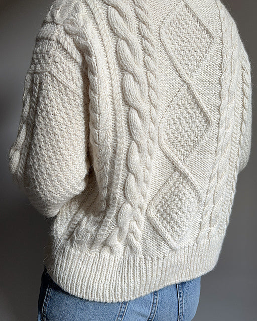 Textured Sweater Knitting Pattern