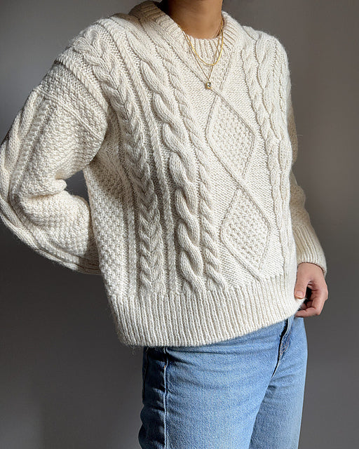 Textured Sweater Knitting Pattern