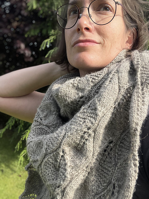 Leaf Lace Shawl Knitting Pattern