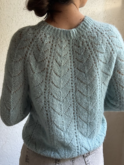 Leaf Lace Sweater Knitting Pattern