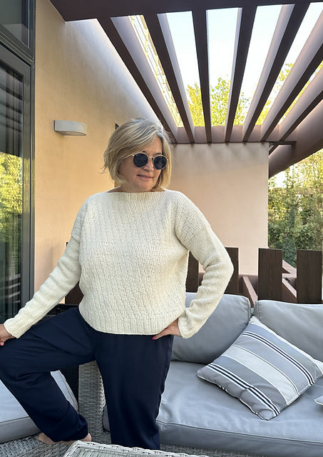 Minimal Boxy Pullover Knitting Pattern