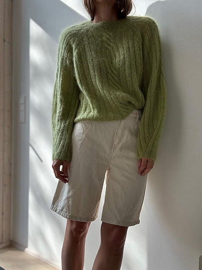 Twist Light Sweater Knitting Pattern