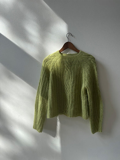 Twist Light Sweater Knitting Pattern