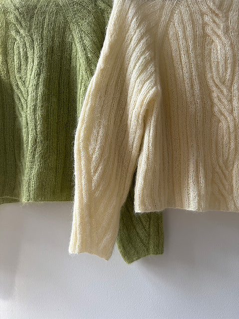 Twist Light Sweater Knitting Pattern