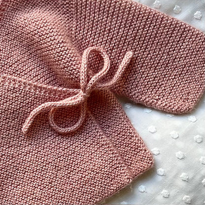 Baby Kimono Cardigan Knitting Pattern