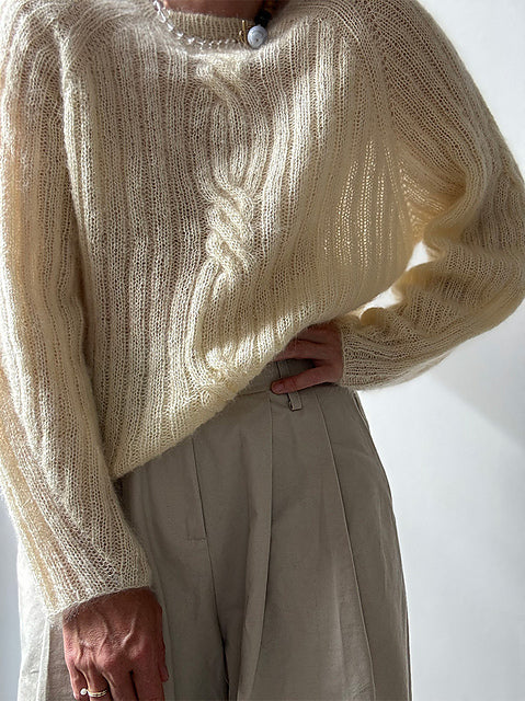 Twist Light Sweater Knitting Pattern