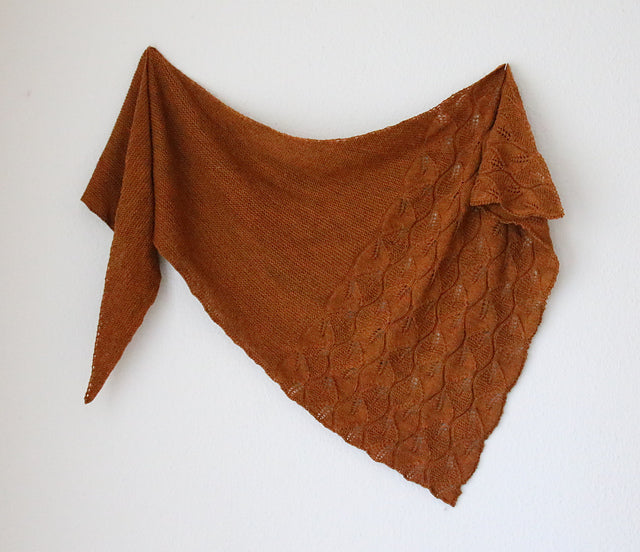 Leaf Lace Shawl Knitting Pattern
