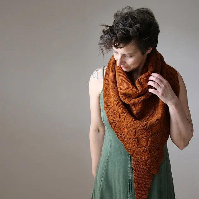 Leaf Lace Shawl Knitting Pattern