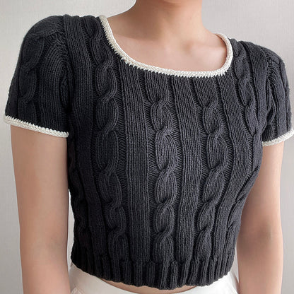 Cable Square Top Knitting Pattern