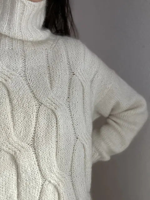 Chunky Cable Sweater Knitting Pattern