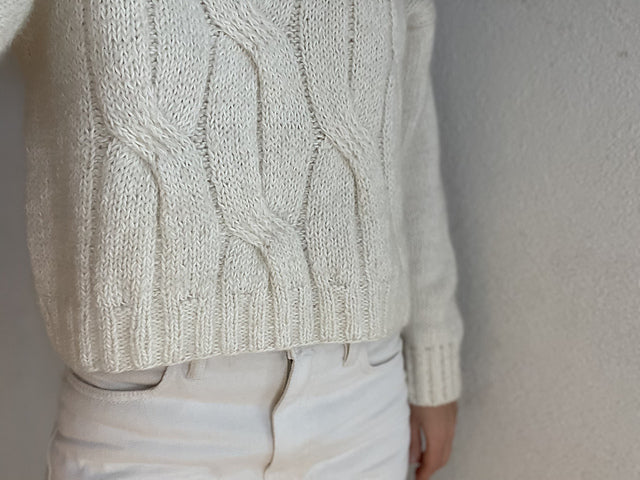 Chunky Cable Sweater Knitting Pattern