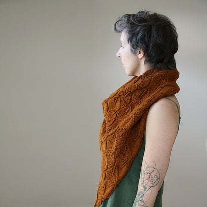 Leaf Lace Shawl Knitting Pattern