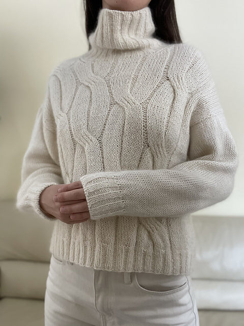 Chunky Cable Sweater Knitting Pattern