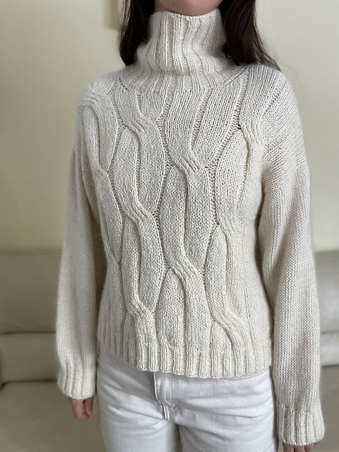 Chunky Cable Sweater Knitting Pattern