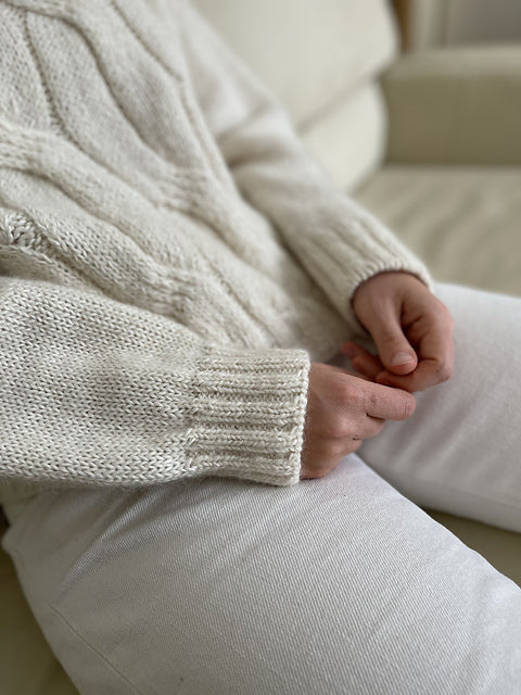 Chunky Cable Sweater Knitting Pattern