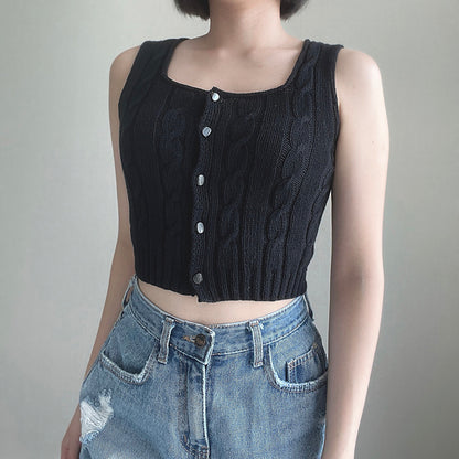 Cable Square Top Knitting Pattern