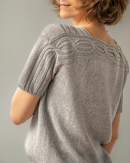 Cable Tee Knitting Pattern