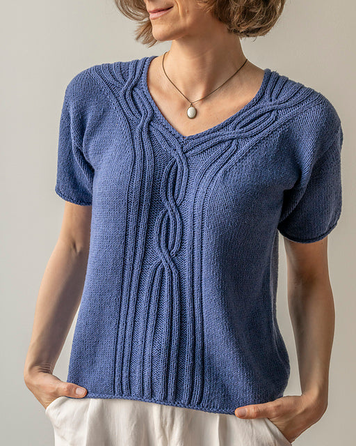 Cable Tee Knitting Pattern