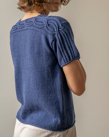 Cable Tee Knitting Pattern