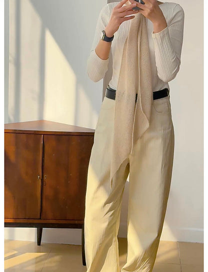 Cozy Wave Scarf Knitting Pattern