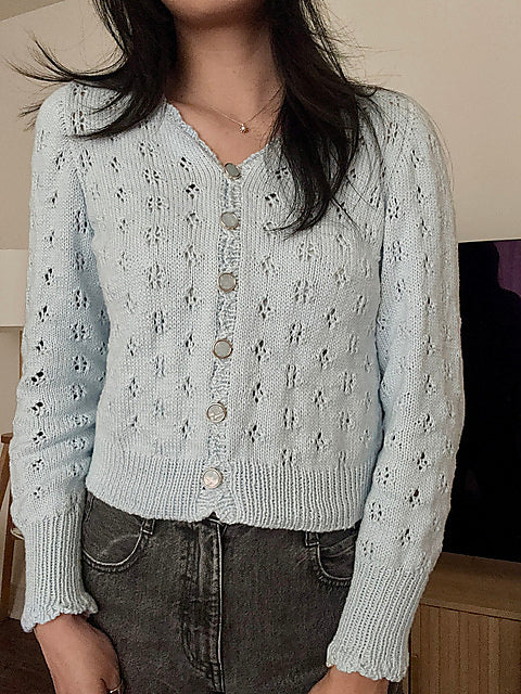 Lace Cardigan Knitting Pattern