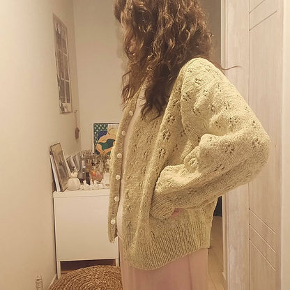 Lace Cardigan Knitting Pattern