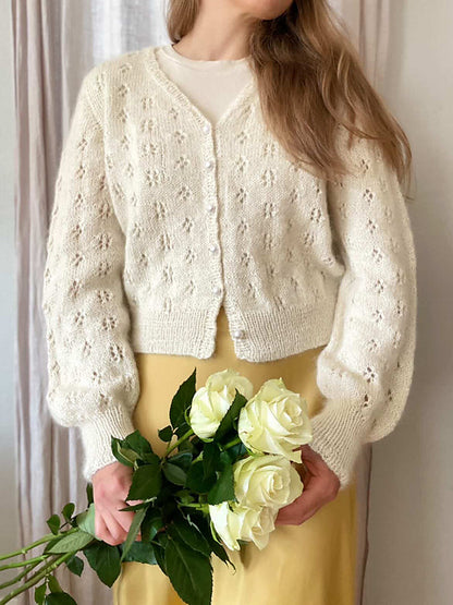 Lace Cardigan Knitting Pattern