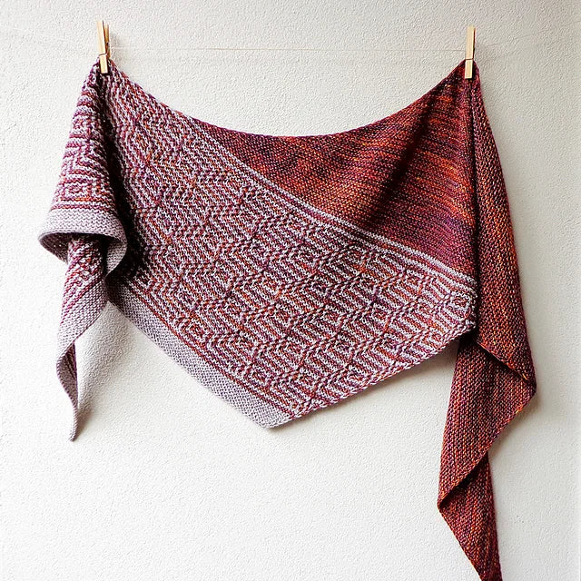 Mosaic Shawl Knitting Pattern