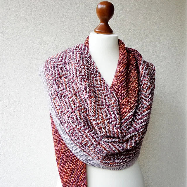 Mosaic Shawl Knitting Pattern
