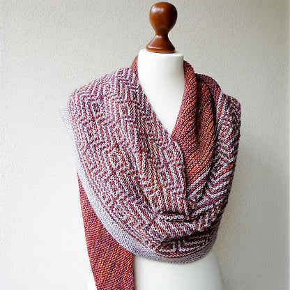 Mosaic Shawl Knitting Pattern