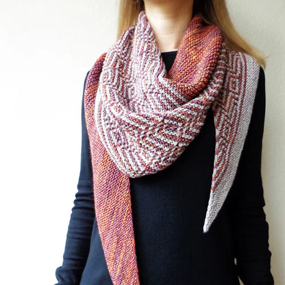 Mosaic Shawl Knitting Pattern