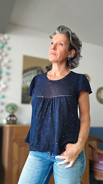Relaxed Summer Top Knitting Pattern