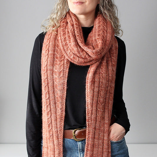 Neck Shawl Knitting Pattern