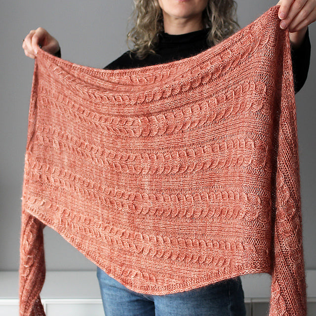 Neck Shawl Knitting Pattern