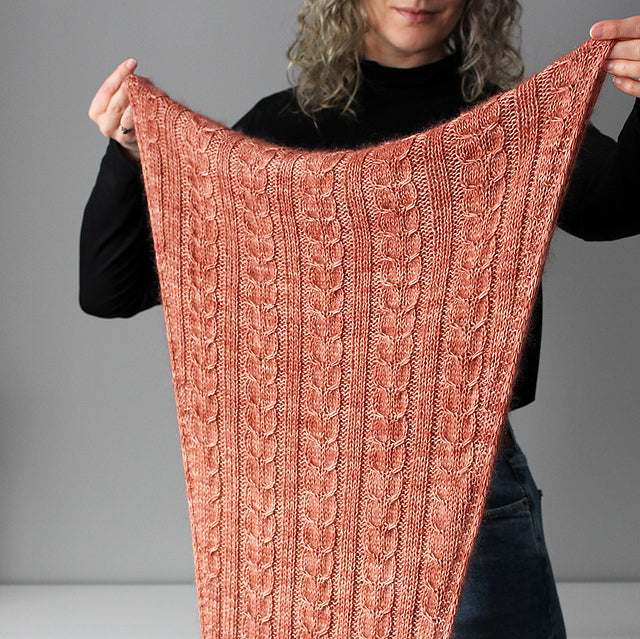 Neck Shawl Knitting Pattern