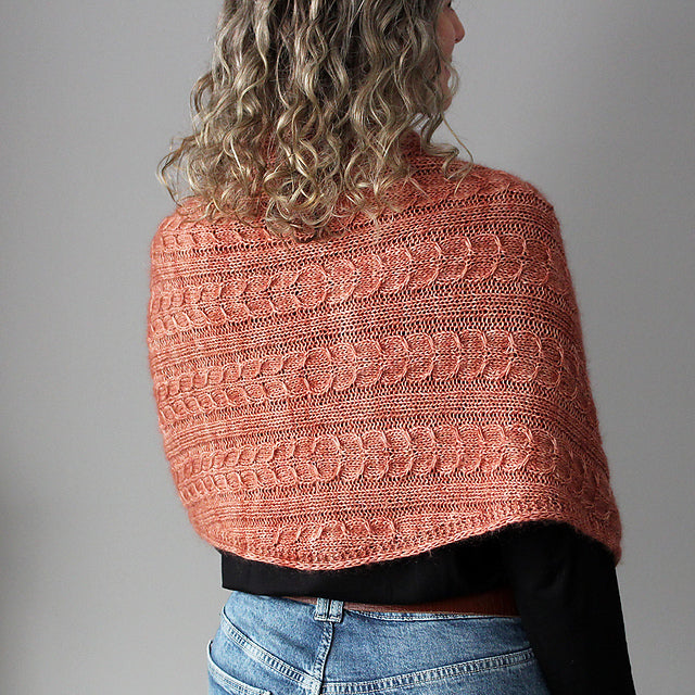 Neck Shawl Knitting Pattern