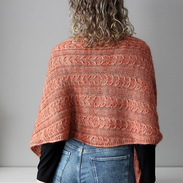 Neck Shawl Knitting Pattern
