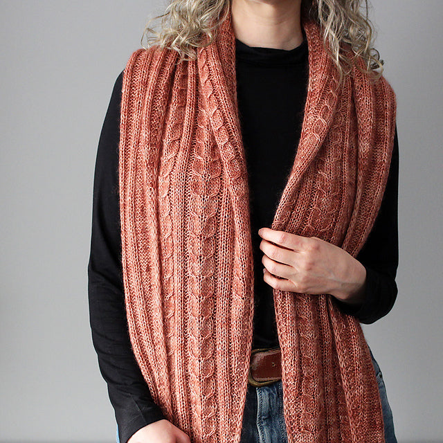 Neck Shawl Knitting Pattern