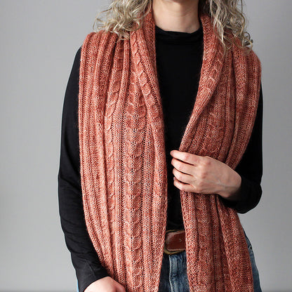 Neck Shawl Knitting Pattern