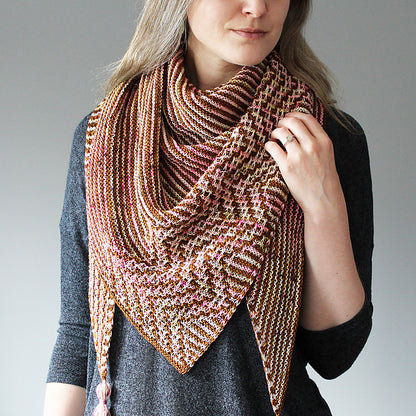 Zigzag Mosaic Shawl Knitting Pattern