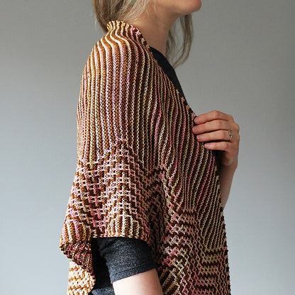 Zigzag Mosaic Shawl Knitting Pattern