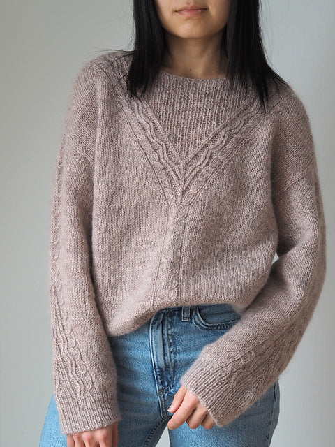 Wave Rib Sweater Knitting Pattern